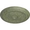 Ekena Millwork Carlsbad Ceiling Medallion (Fits Canopies up to 5 1/2"), 31 1/8"OD x 1 1/2"P, Athenian Green Crackle CM31CAAGC - alternate 3